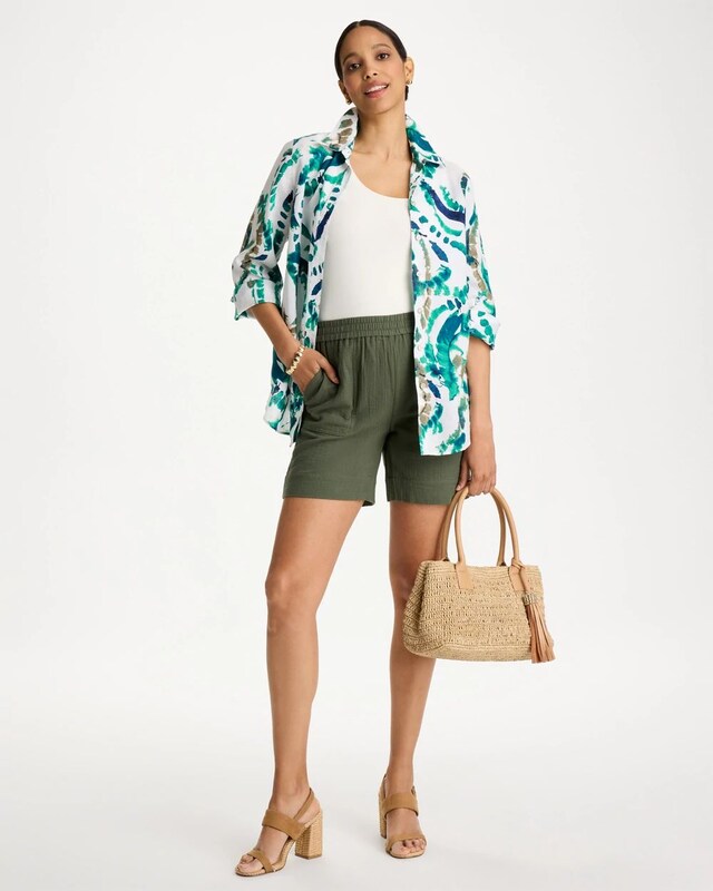 Gauze Cotton Shorts - image 2
